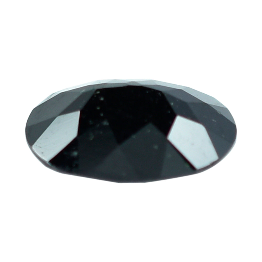 BLACK TOURMALINE CUT OVAL (SI) 12X10MM 3.56 Cts.