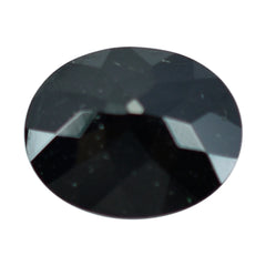 BLACK TOURMALINE CUT OVAL (SI) 12X10MM 3.56 Cts.