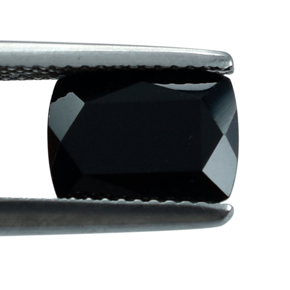 BLACK TOURMALINE ANTIC CUT CUSHION (SI) 10X8MM 2.94 Cts.