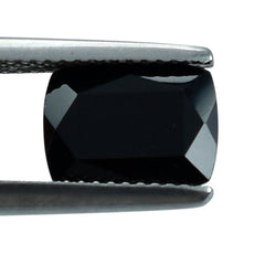 BLACK TOURMALINE ANTIC CUT CUSHION (SI) 10X8MM 2.94 Cts.