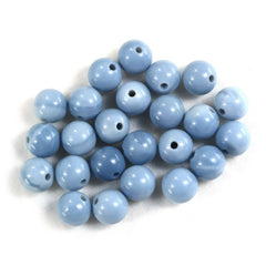 NEW BLUE OPAL PLAIN ROUND BALLS (FULL DRILL 1.50MM) 8MM 2.77 Cts.
