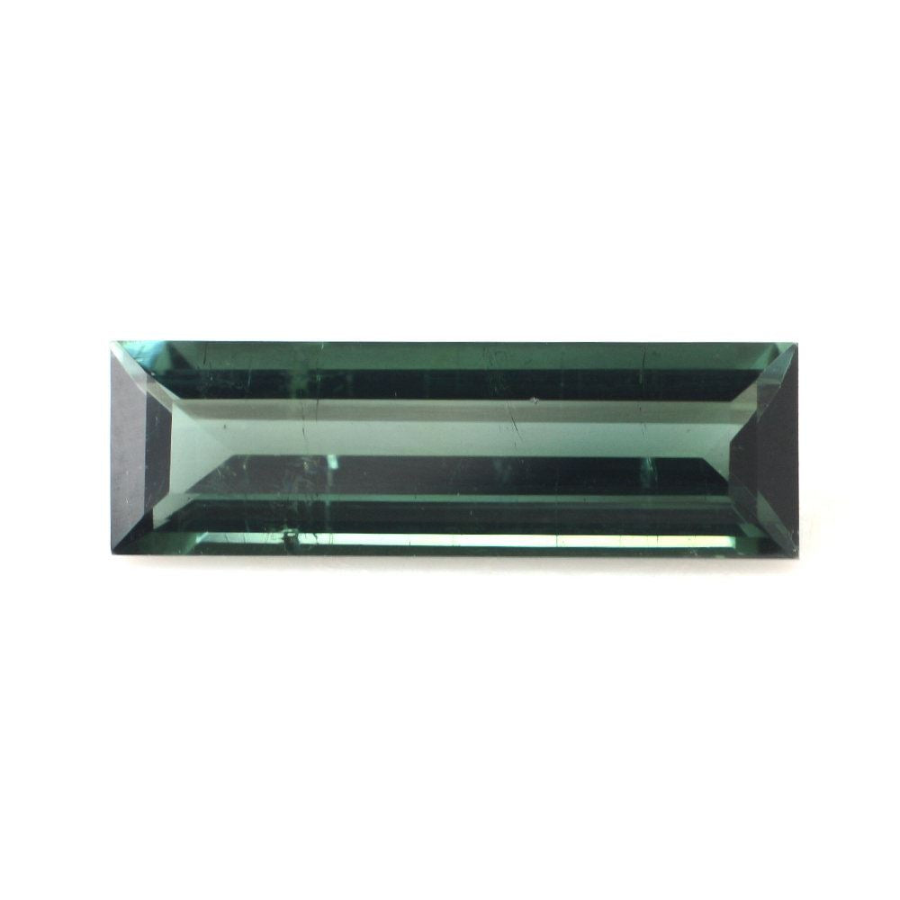 BLUE TOURMALINE CUT BAGUETTE (SI) 13X4MM 1.35 Cts.