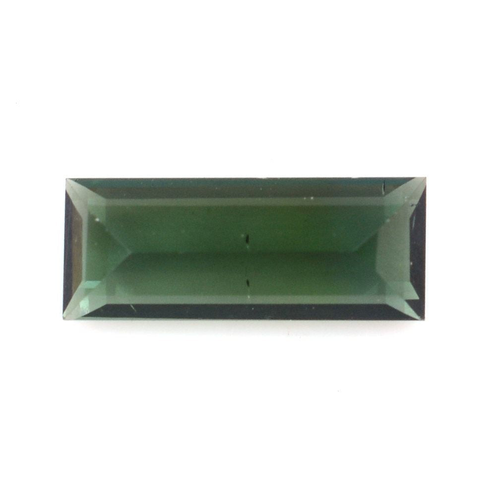 BLUE TOURMALINE CUT BAGUETTE (SI) 10X4MM 1.10 Cts.