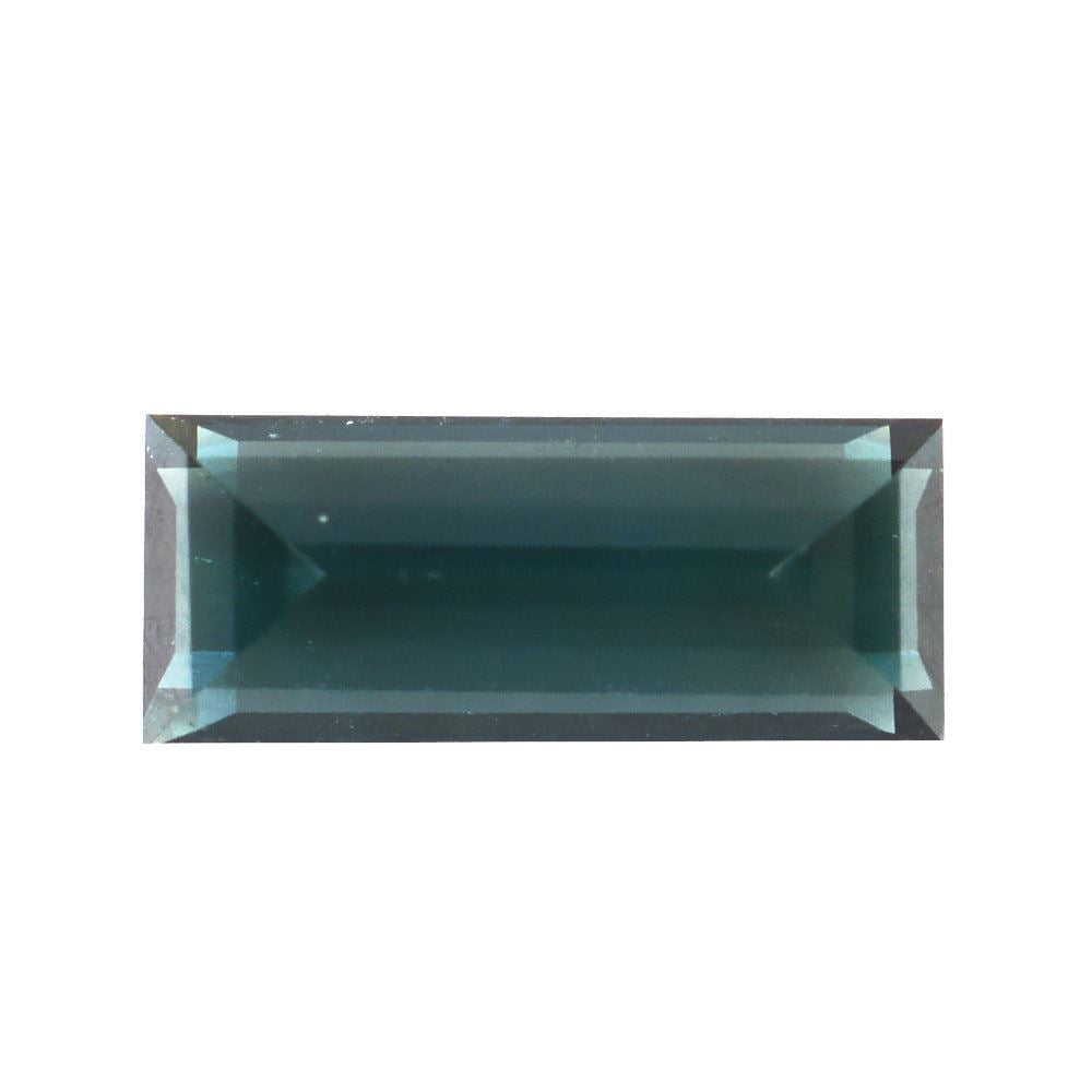 BLUE TOURMALINE CUT BAGUETTE (SI) 10X4MM 1.30 Cts.