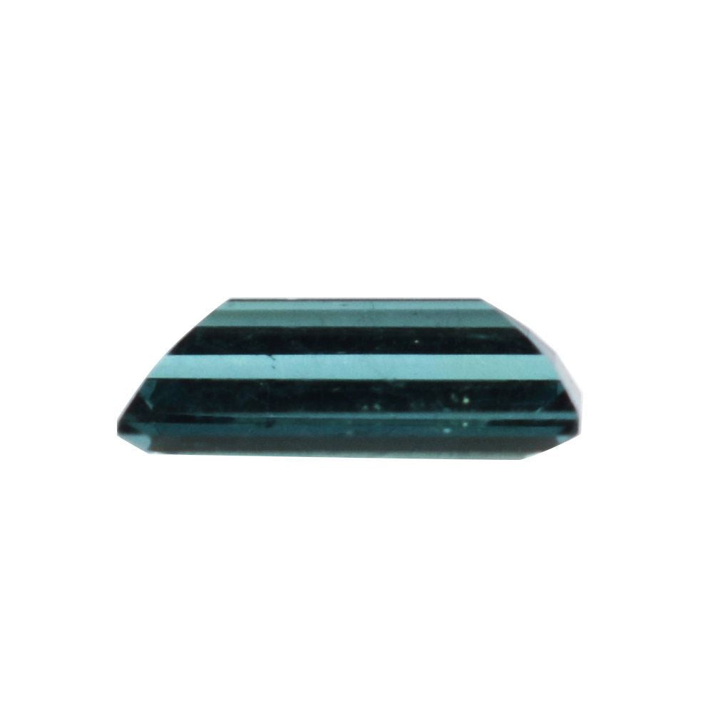 BLUE TOURMALINE CUT BAGUETTE (SI) 10X4MM 1.30 Cts.