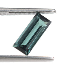 BLUE TOURMALINE CUT BAGUETTE (SI) 10X4MM 1.30 Cts.