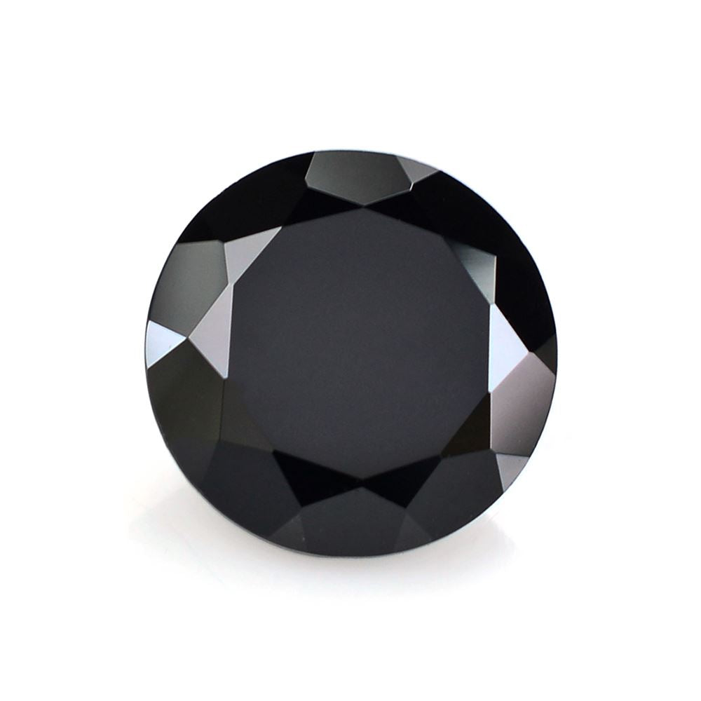 BLACK ONYX DIAMOND CUT ROUND 12.50MM 8.20 Cts.