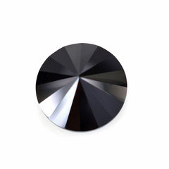 BLACK ONYX DIAMOND CUT ROUND 11.50MM 6.60 Cts.