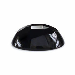 BLACK ONYX STEP CUT OVAL CAB 17X15MM 10.50 Cts.