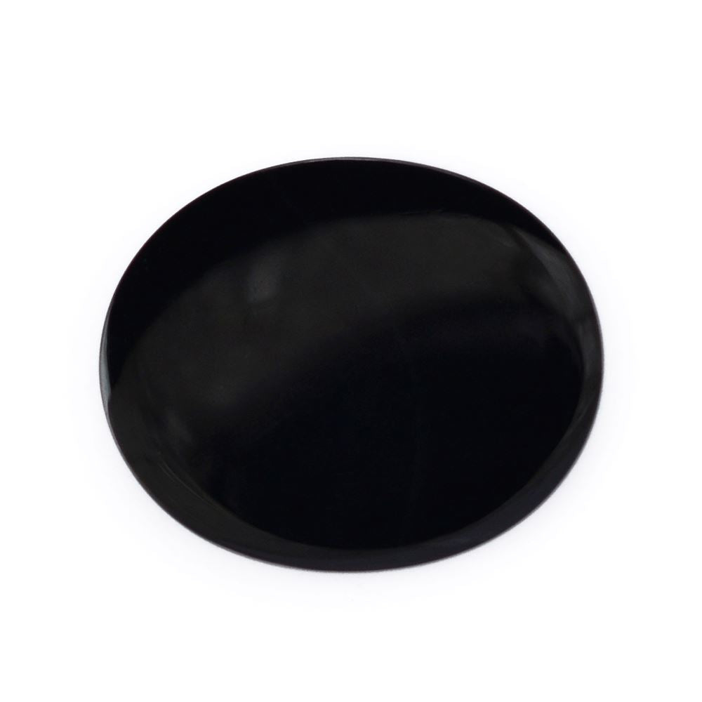 BLACK ONYX OVAL PLATE 23X19MM 9.19 Cts.