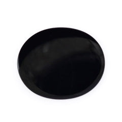 BLACK ONYX OVAL PLATE 23X19MM 9.19 Cts.