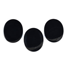 BLACK ONYX OVAL PLATE 23X19MM 9.19 Cts.