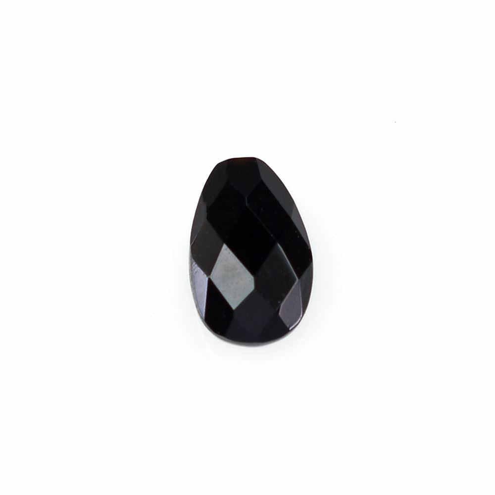 BLACK ONYX BRIOLETTE PEAR 6X4MM 0.43 Cts.