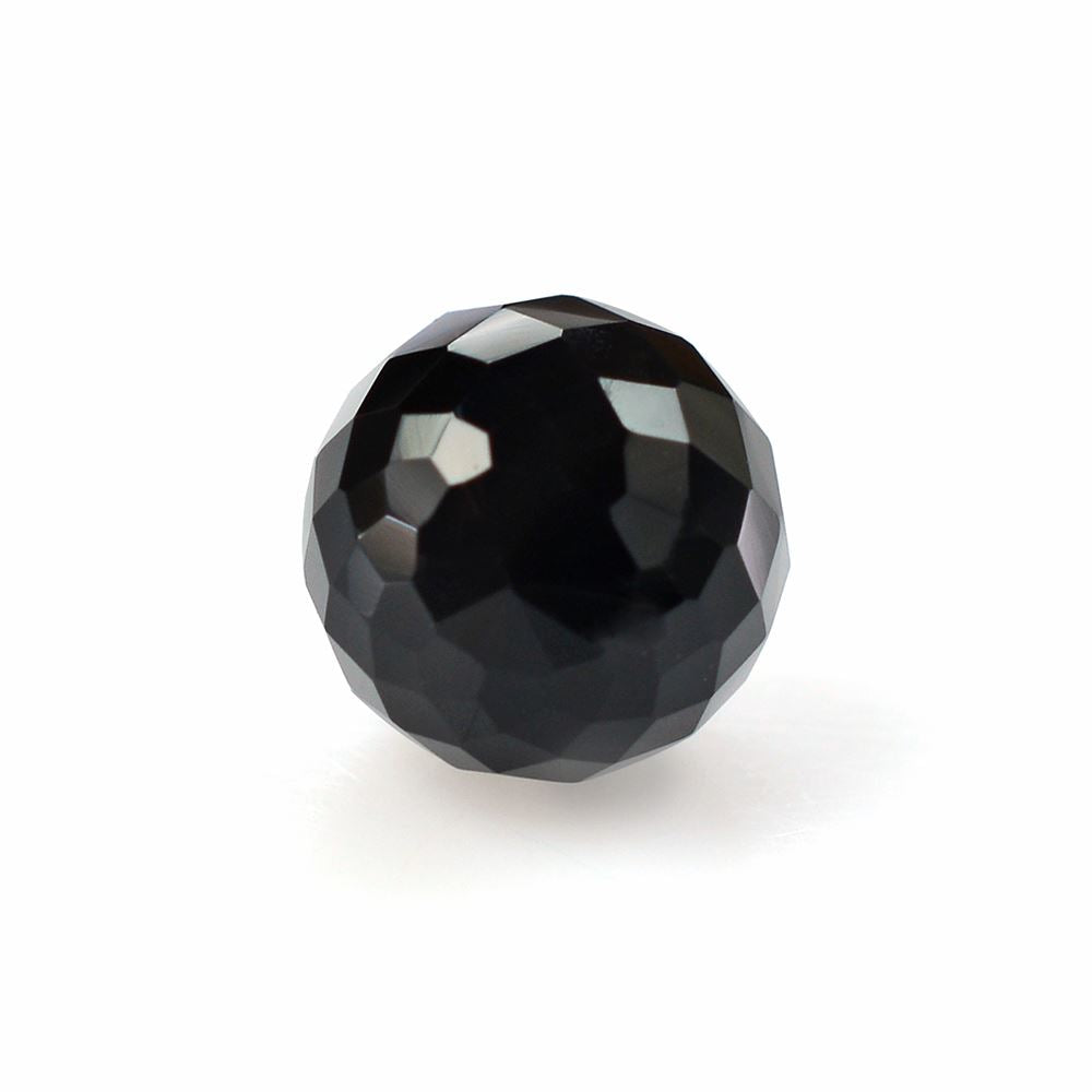 BLACK ONYX FACETED DROPS (FULL DRILL) 10X7MM 3.02 Cts.