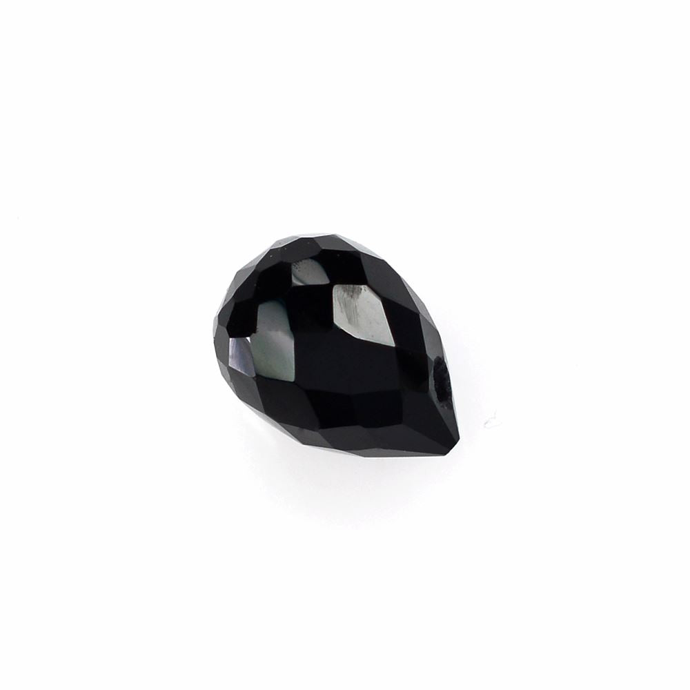 BLACK ONYX FACETED DROPS (FULL DRILL) 7X5MM 1.11 Cts.