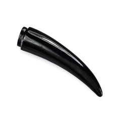 BLACK ONYX HORN SHAPE FANCY 36X9MM 8.79 Cts.