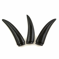 BLACK ONYX HORN SHAPE FANCY 36X9MM 8.79 Cts.