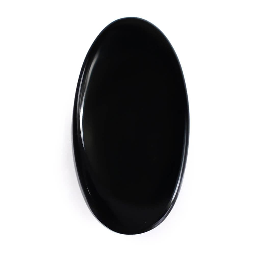 BLACK ONYX OVAL CAB 15X8MM 3.75 Cts.