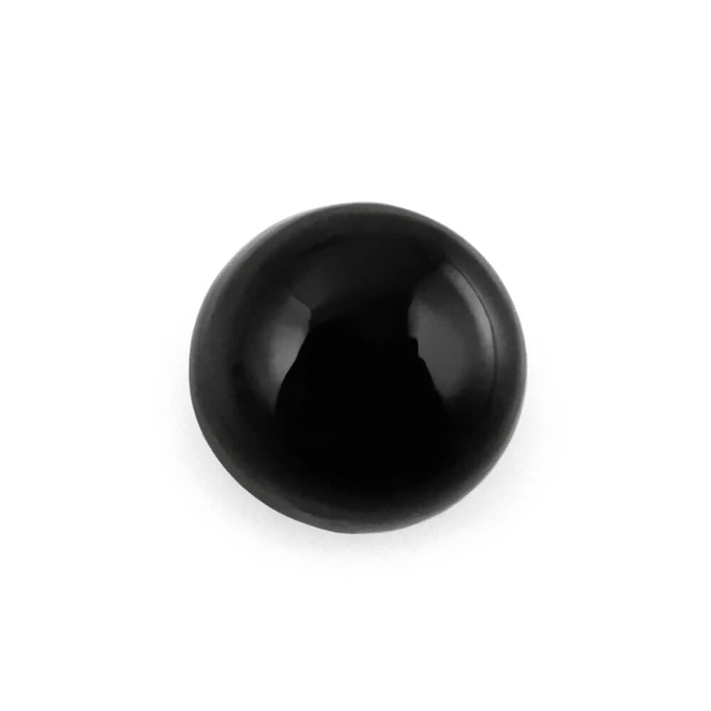 BLACK ONYX ROUND CAB 4.50MM 0.40 Cts.