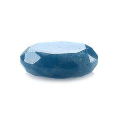 BLUE QUARTZ BOTH SIDE TABLE CUT OVAL 12X10MM 3.74 Cts.