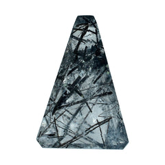 BLACK RUTILE QUARTZ TRAPEZOID 18X12MM 8.53 Cts.