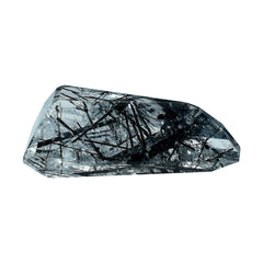 BLACK RUTILE QUARTZ TRAPEZOID 18X12MM 8.53 Cts.