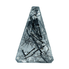 BLACK RUTILE QUARTZ TRAPEZOID 18X12MM 8.53 Cts.