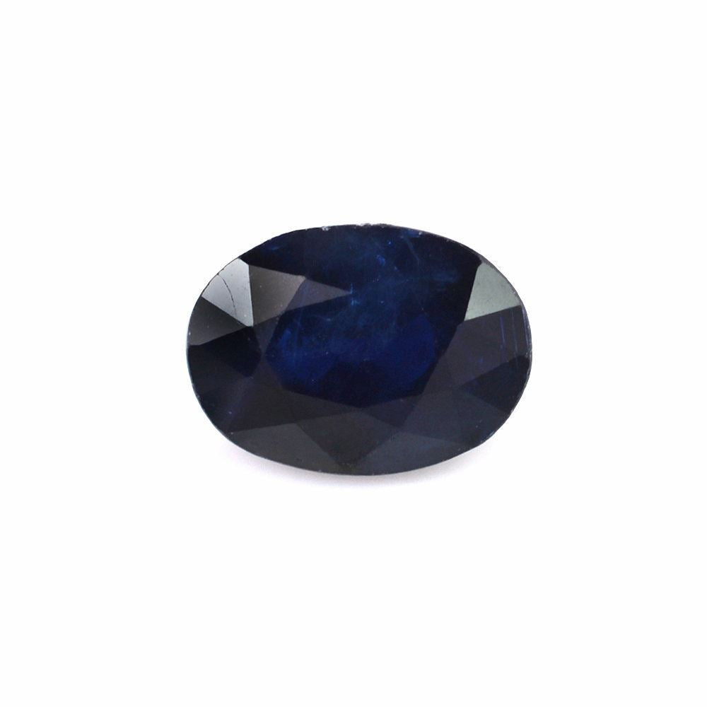 BLUE SAPPHIRE CUT OVAL 8X6MM 1.70 Cts.