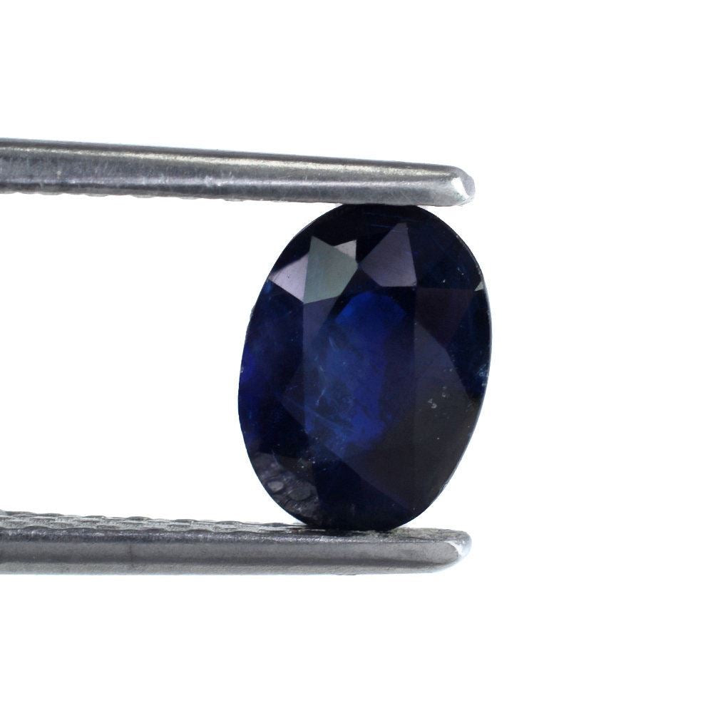 BLUE SAPPHIRE CUT OVAL 8X6MM 1.70 Cts.