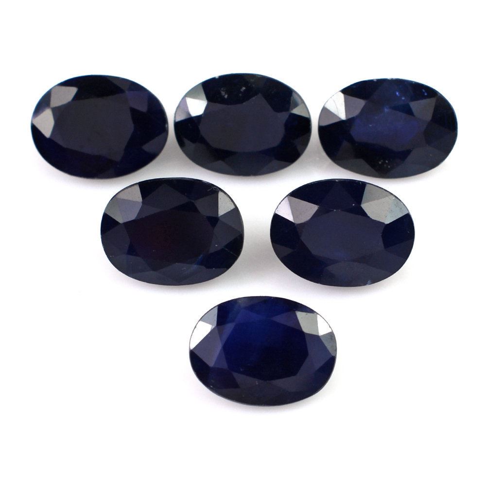 BLUE SAPPHIRE CUT OVAL 8X6MM 1.70 Cts.