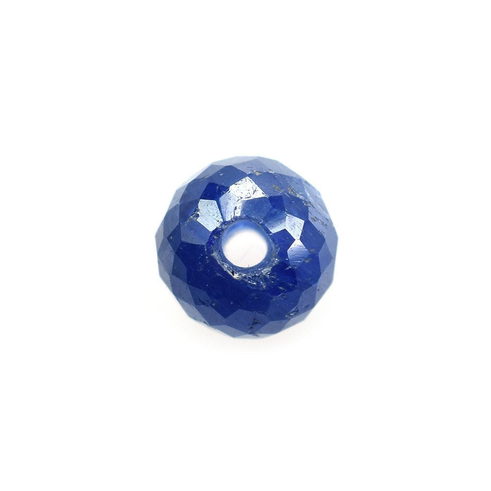 BLUE SAPPHIRE FACETED ROUND BALL 5-6MM (FULL DRILL-1.30MM) 2.18 Cts.