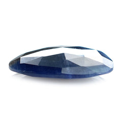 BLUE SAPPHIRE ROSE CUT BRIOLETTE TRILLIONISH (2ND-QUALITY) 18X16MM 10.34 Cts.