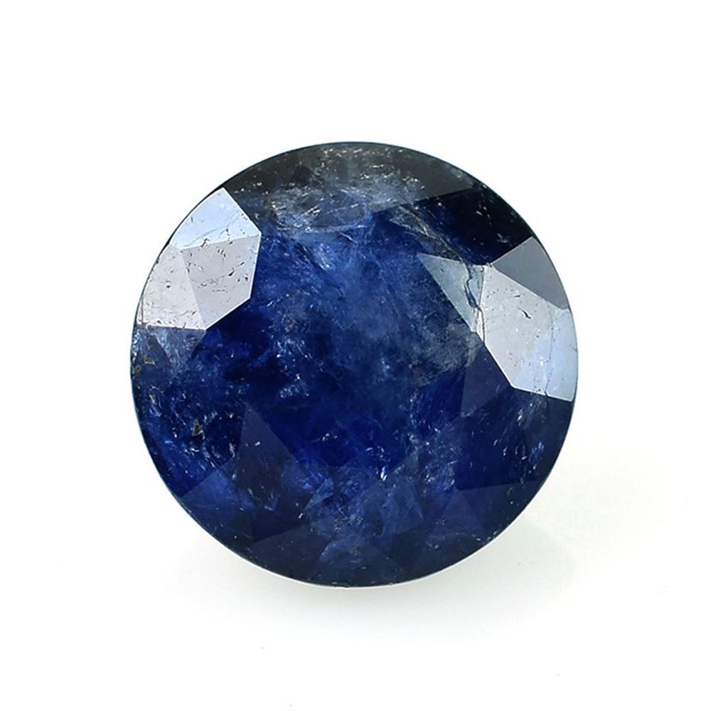 BLUE SAPPHIRE CUT ROUND (DARK-BLUE) (OPAQUE) 10.00X10.00 MM 4.65 CTS