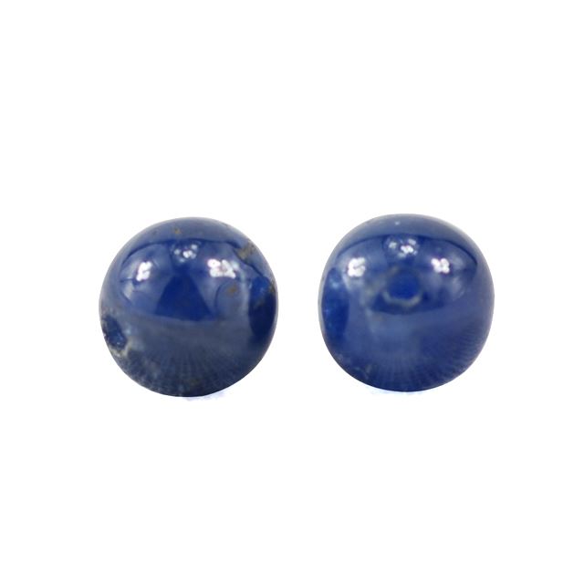 BLUE SAPPHIRE PLAIN BALLS 6MM 1.96 Cts.