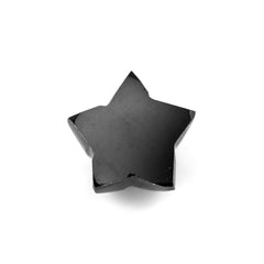 BLACK SPINEL CUT STAR SHAPE FANCY 7MM 1.55 Cts.