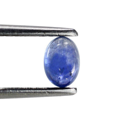 GLASSFILLED BLUE SAPPHIRE OVAL CAB 6X4MM 0.64 Cts.