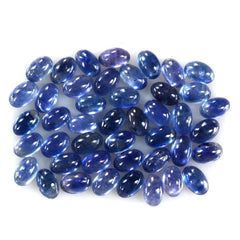 GLASSFILLED BLUE SAPPHIRE OVAL CAB 5X3MM 0.33 Cts.