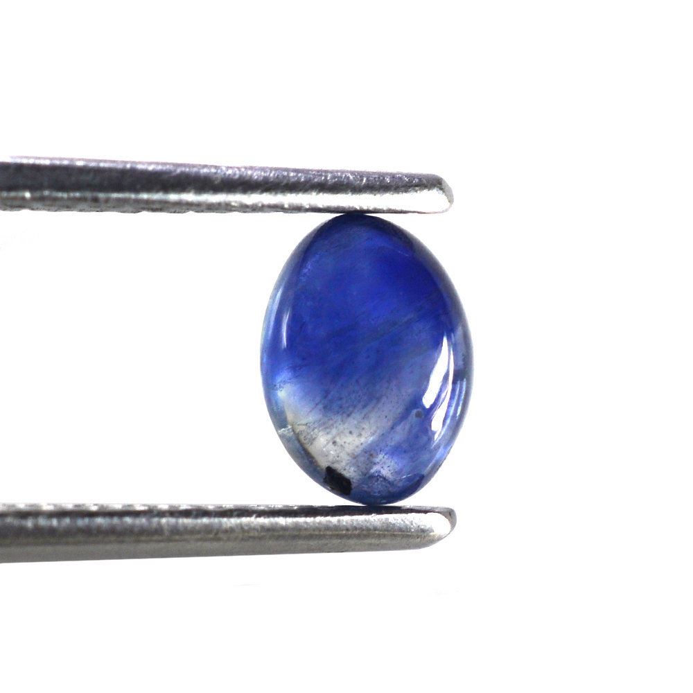 GLASSFILLED BLUE SAPPHIRE OVAL CAB 7X5MM 1.13 Cts.