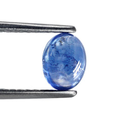 GLASSFILLED BLUE SAPPHIRE OVAL CAB 8X6MM 1.80 Cts.