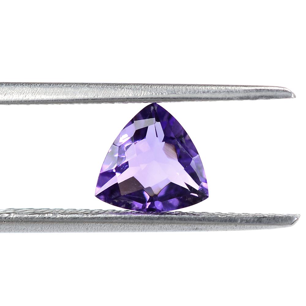 BRAZIL AMETHYST CHECKER CUT TRILLION (MEDIUM) 7MM 1.08 Cts.