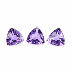 BRAZIL AMETHYST CHECKER CUT TRILLION (MEDIUM) 7MM 1.08 Cts.