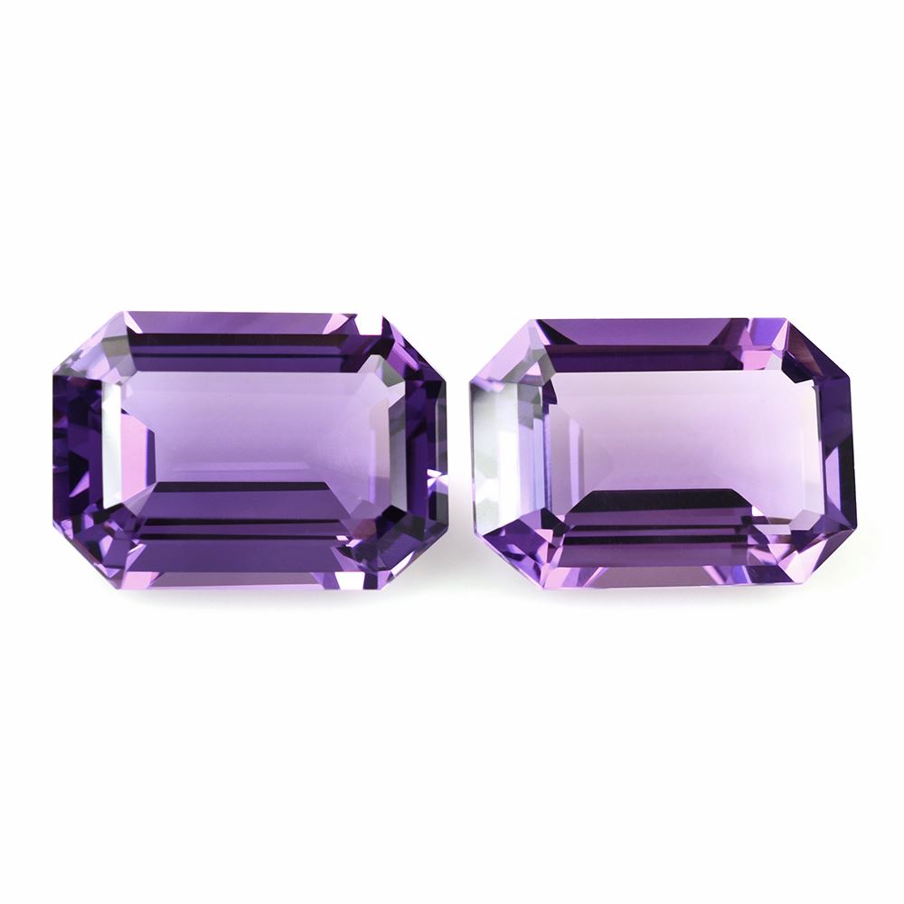 BRAZIL AMETHYST CUT OCTAGON 20X14MM 16.63 Cts.