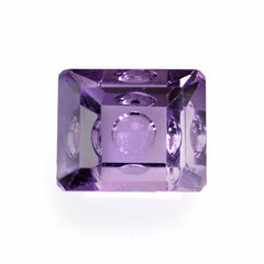 BRAZIL AMETHYST MIRROR CUT BUBBLY OCTAGON MEDIUM 12X10MM 5.90 Cts.
