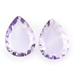 BRAZIL AMETHYST CONCAVE PEAR FLAT MEDIUM 16X12MM 4.75 Cts.