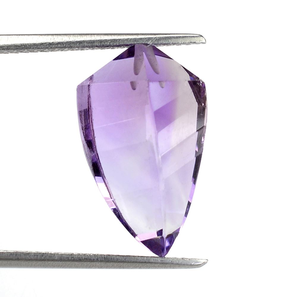 BRAZIL AMETHYST LADY FINGER MEDIUM WITH HALF DRILL 17.50X9MM 9.45 Cts.