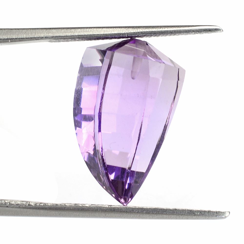 BRAZIL AMETHYST LADY FINGER MEDIUM WITH HALF DRILL  18X9MM 11.00 Cts.