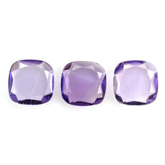 BRAZIL AMETHYST BOTH SIDE TABLE CUT CUSHION 8.00MM 1.56 Cts.