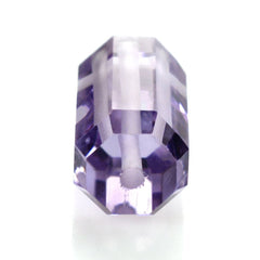 BRAZIL AMETHYST STEP CUT BARREL (FULL DRILL 1MM) 14.50X7.20MM 7.10 Cts.