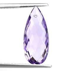 BRAZIL AMETHYST BRIOLETTE PEAR (FULL DRILL) (MEDIUM) 21X9MM 7.00 Cts.