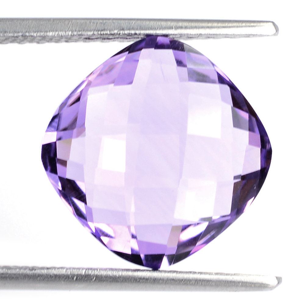 BRAZIL AMETHYST BRIOLETTE CUSHION (MEDIUM) 12MM 6.10 Cts.